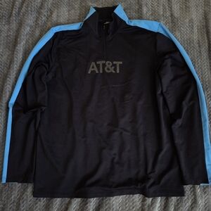 AT&T Men's Black and Blue Pullover